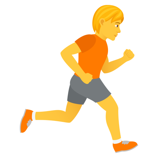 Person Running Facing Right, the design in this release
