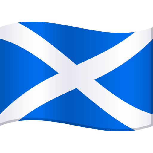 Flag: Scotland as drawn by JoyPixels in 9.0