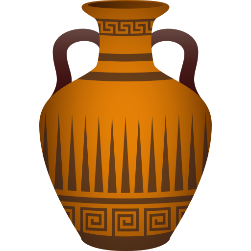 Amphora as drawn by JoyPixels in 9.0