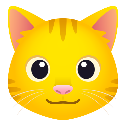 Cat Face as drawn by JoyPixels in 9.0