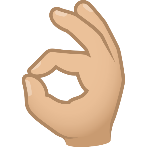 OK Hand: Medium-Light Skin Tone, the design in this release