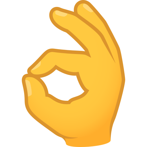 OKの手 as drawn by JoyPixels in 9.0
