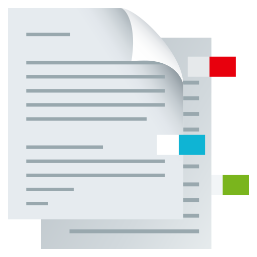 Bookmark Tabs as drawn by JoyPixels in 9.0