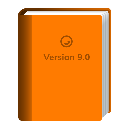 Orange Book as drawn by JoyPixels in 9.0