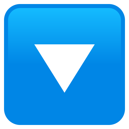 Downwards Button as drawn by JoyPixels in 9.0