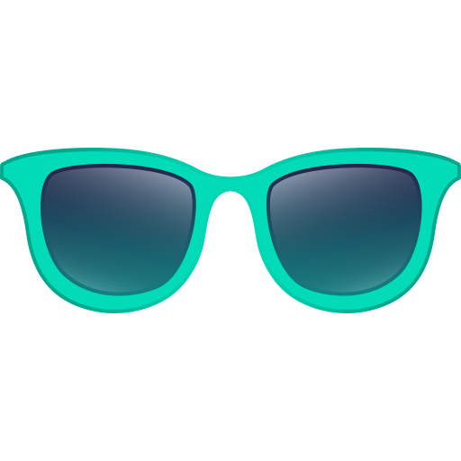 Sunglasses as drawn by JoyPixels in 9.0