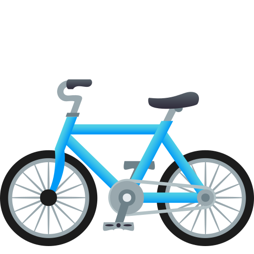 Bicycle as drawn by JoyPixels in 9.0