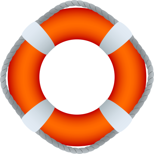 Ring Buoy as drawn by JoyPixels in 9.0