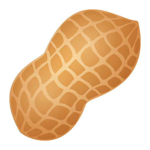 Peanuts as drawn by JoyPixels in 9.0