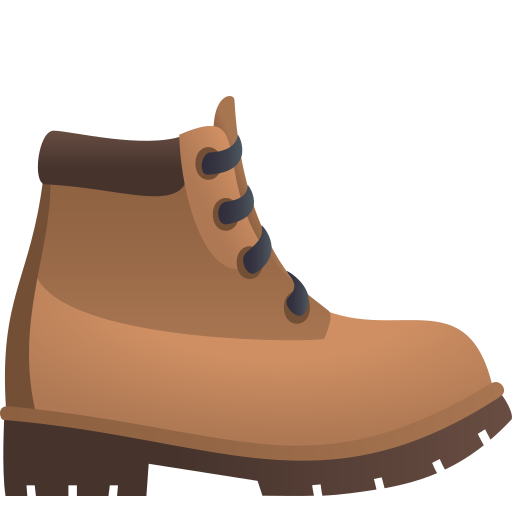 Hiking Boot as drawn by JoyPixels in 9.0