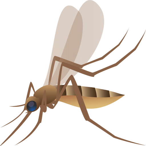 Mosquito as drawn by JoyPixels in 9.0