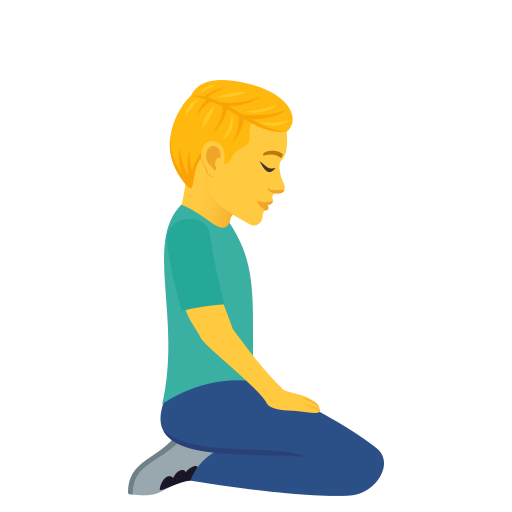 Man Kneeling Facing Right, the design in this release