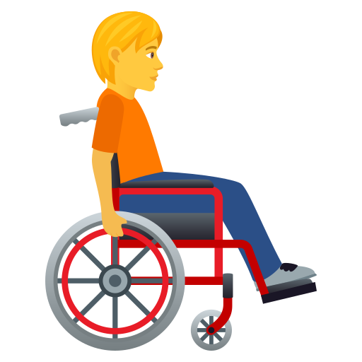 Person in Manual Wheelchair Facing Right, the design in this release