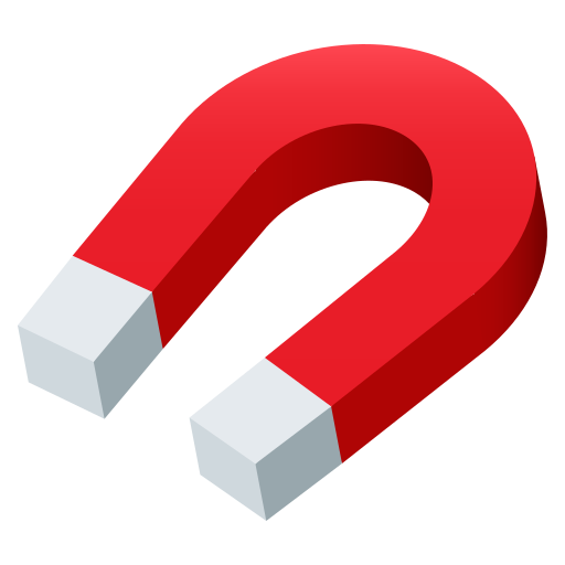 Magnet as drawn by JoyPixels in 9.0
