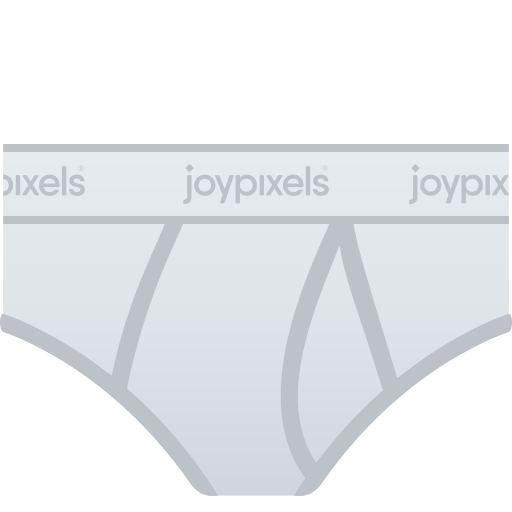 Briefs as drawn by JoyPixels in 9.0