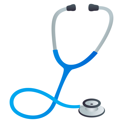 Stethoscope as drawn by JoyPixels in 9.0
