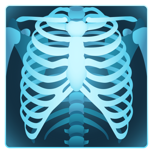 X-Ray as drawn by JoyPixels in 9.0