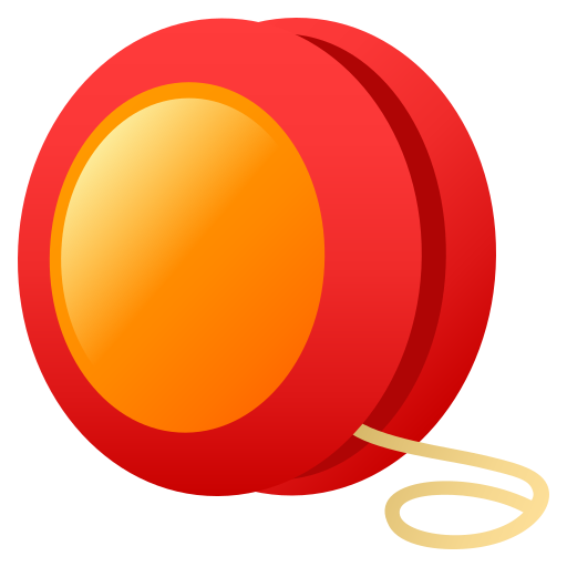 Yo-Yo as drawn by JoyPixels in 9.0