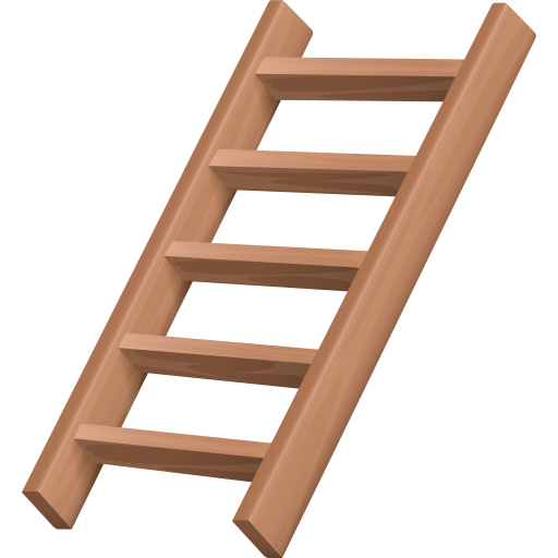 Ladder as drawn by JoyPixels in 9.0