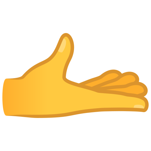 Palm up Hand, the design in this release