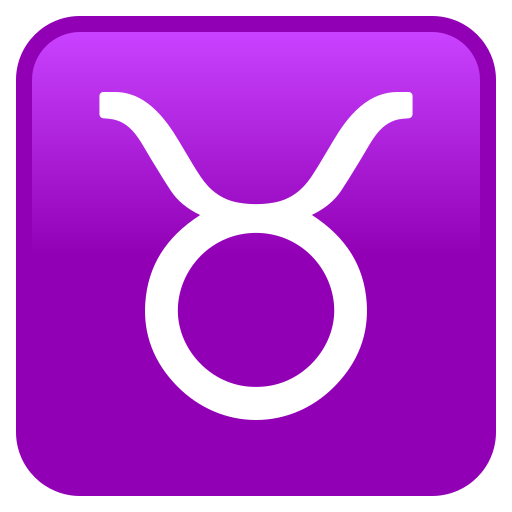 Stier (Sternzeichen) as drawn by JoyPixels in 9.0