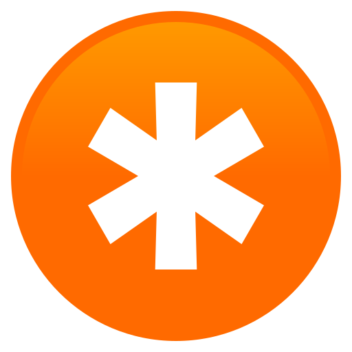 Asterisk as drawn by JoyPixels in 9.0