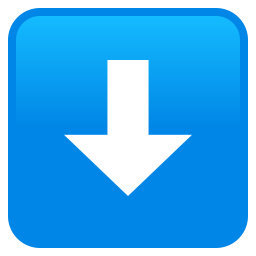 Down Arrow as drawn by JoyPixels in 9.0
