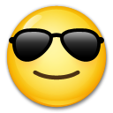Smiling Face with Sunglasses, the design in this release