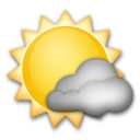 Sun Behind Small Cloud, the design in this release
