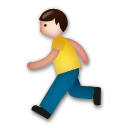 Person Running, the previous design