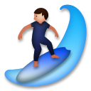 Person Surfing, the previous design