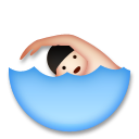 Person Swimming, the previous design