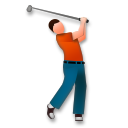 Person Golfing, the design in this release