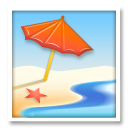 Beach with Umbrella, the design in this release