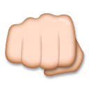 Oncoming Fist, the previous design