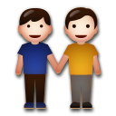 Men Holding Hands, the previous design