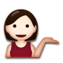 Person Tipping Hand, the previous design