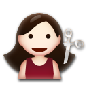 Person Getting Haircut, the previous design