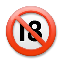 No One Under Eighteen, the design in this release