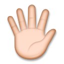Hand with Fingers Splayed, the design in this release