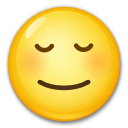 Relieved Face as drawn by LG in G4