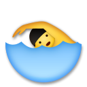 Person Swimming, the design in this release
