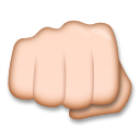 Oncoming Fist: Medium-Light Skin Tone, the design in this release