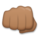 Oncoming Fist: Medium-Dark Skin Tone, the design in this release