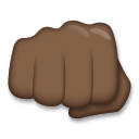 Oncoming Fist: Dark Skin Tone, the design in this release