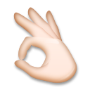 OK Hand: Light Skin Tone, the design in this release