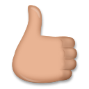 Thumbs up: Medium Skin Tone, the design in this release