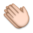 Clapping Hands: Medium-Light Skin Tone, the design in this release