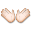 Open Hands: Light Skin Tone, the design in this release