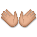 Open Hands: Medium Skin Tone, the design in this release
